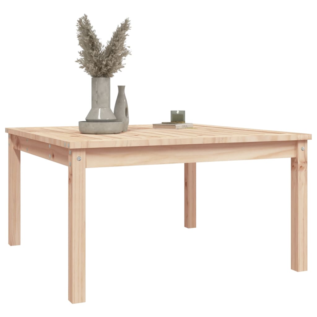 vidaXL Garden Table 82,5x82,5x45 cm Solid Wood Pine