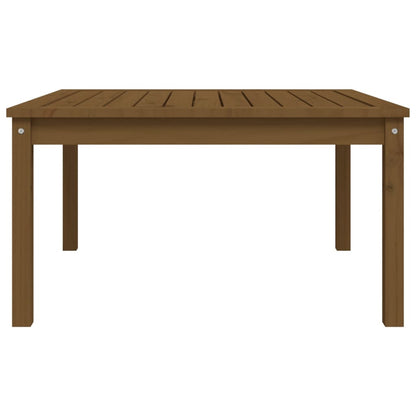 vidaXL Garden Table Honey Brown 82.5x82.5x45 cm Solid Wood Pine