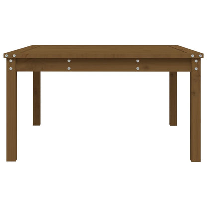 vidaXL Garden Table Honey Brown 82.5x82.5x45 cm Solid Wood Pine