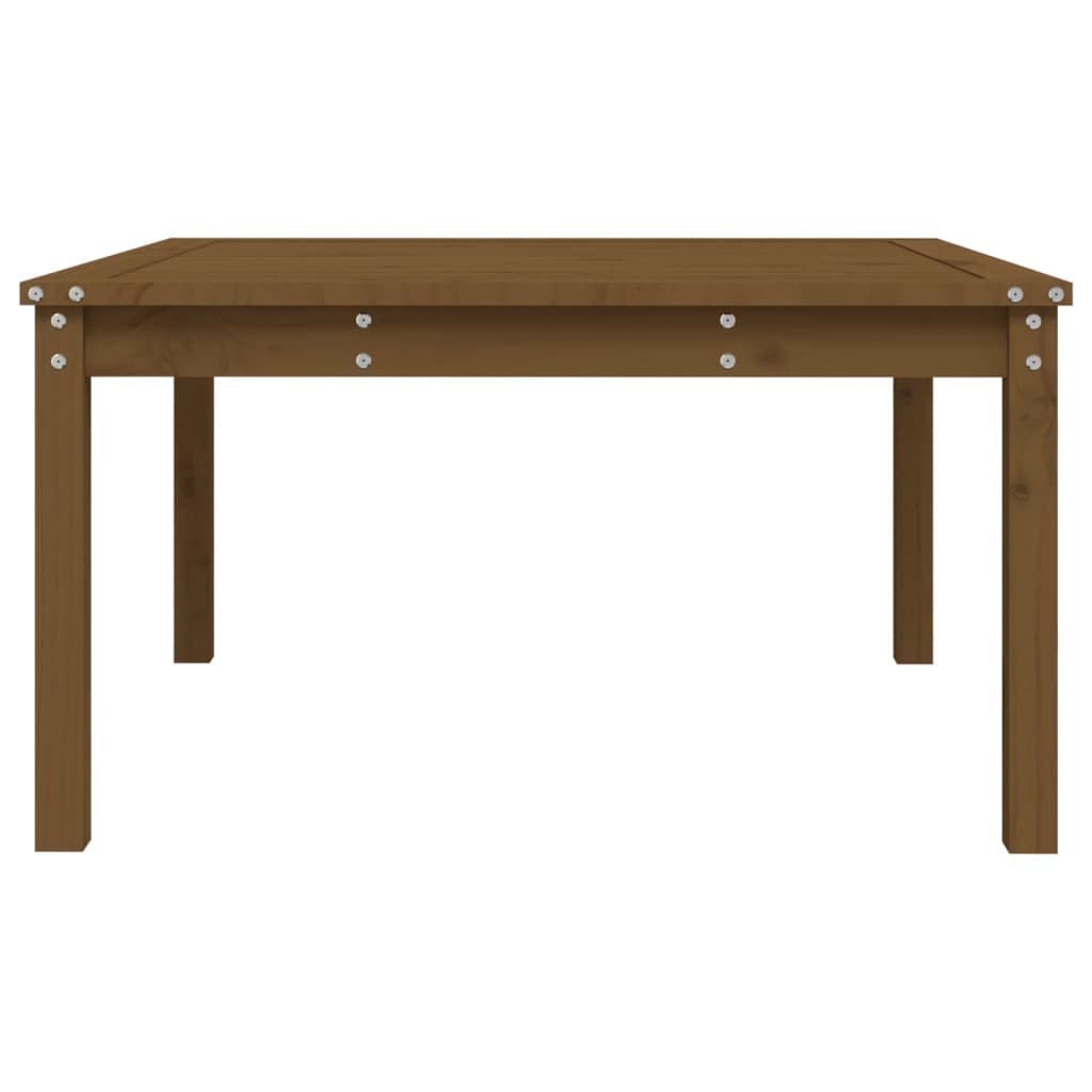 vidaXL Garden Table Honey Brown 82,5x82,5x45 cm Solid Wood Pine