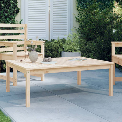vidaXL Garden Table 121x82,5x45 cm Solid Wood Pine