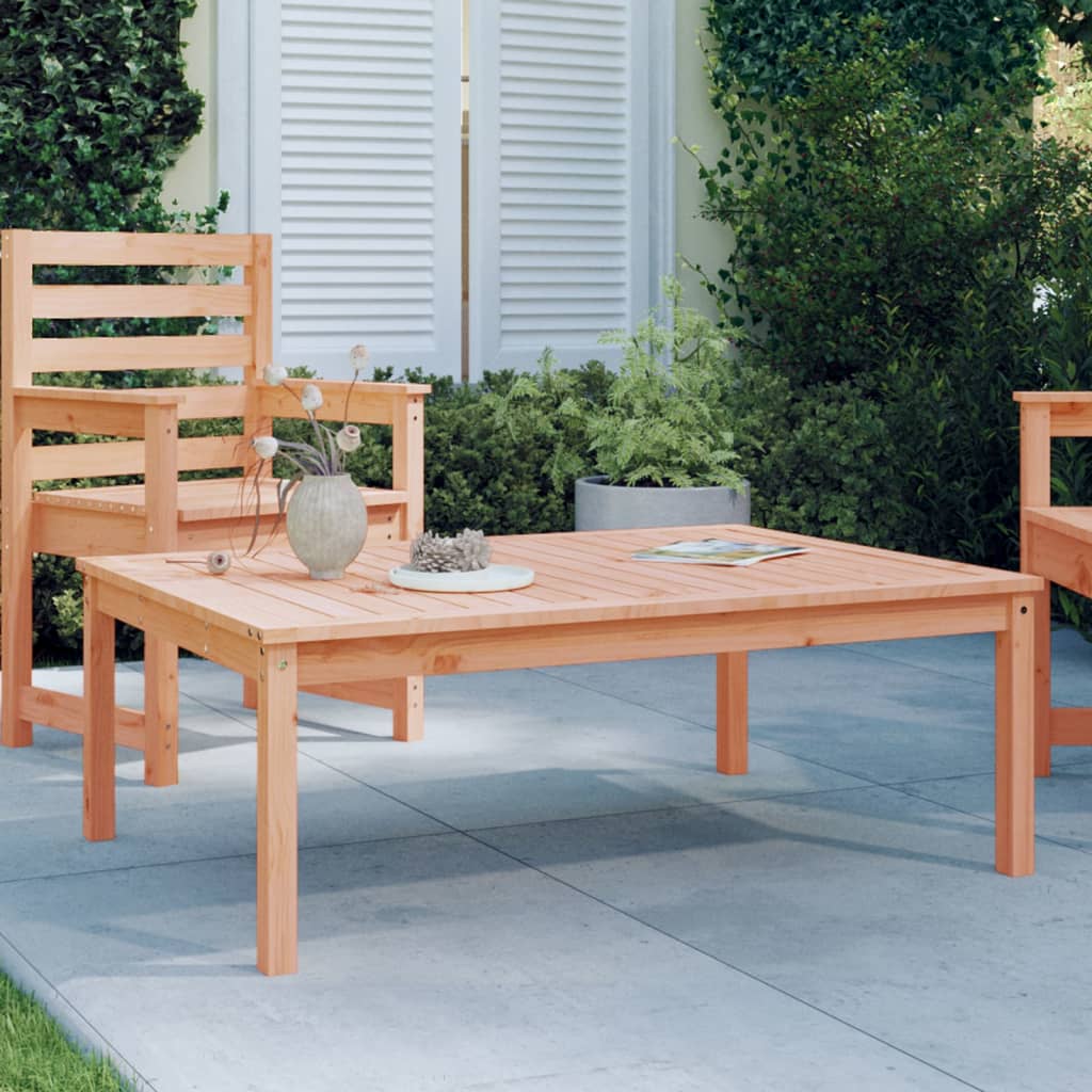 vidaXL Garden Table 121x82,5x45 cm Solid Wood Douglas