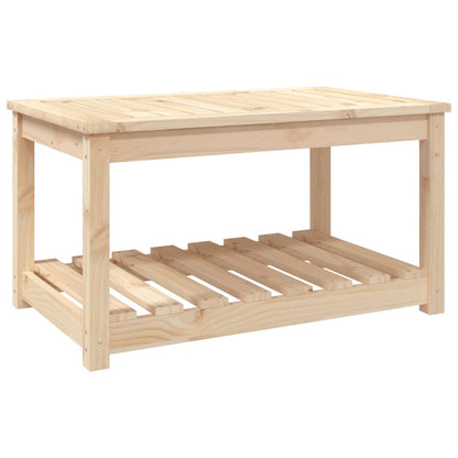 vidaXL Garden Table 82,5x50,5x45 cm Solid Wood Pine