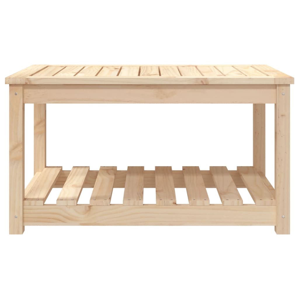 vidaXL Garden Table 82,5x50,5x45 cm Solid Wood Pine