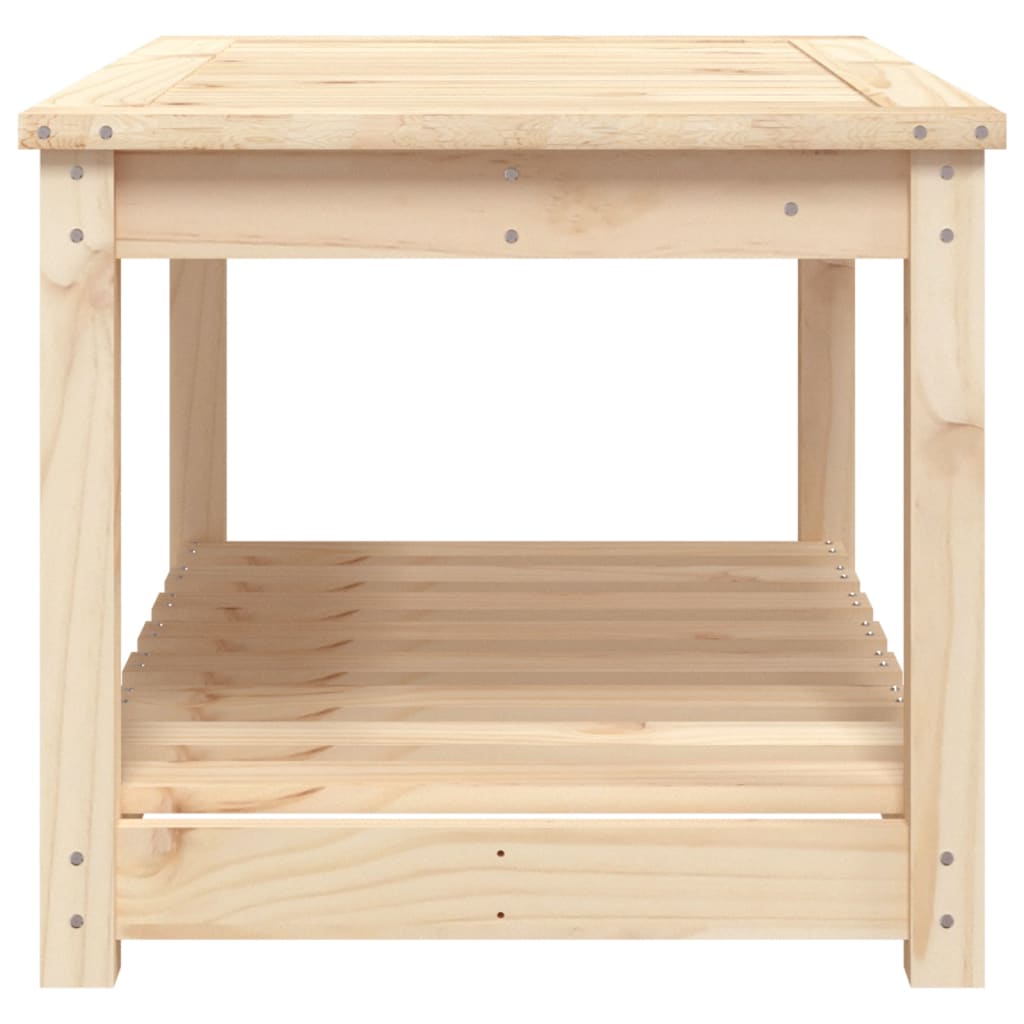 vidaXL Garden Table 82,5x50,5x45 cm Solid Wood Pine