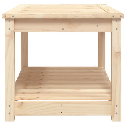vidaXL Garden Table 82,5x50,5x45 cm Solid Wood Pine