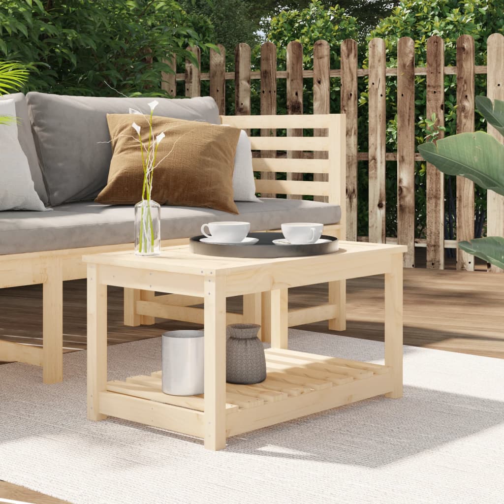 vidaXL Garden Table 82,5x50,5x45 cm Solid Wood Pine