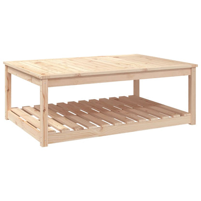 vidaXL Garden Table 121x82,5x45 cm Solid Wood Pine