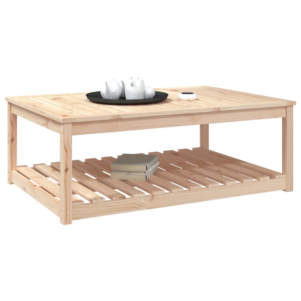 vidaXL Garden Table 121x82,5x45 cm Solid Wood Pine