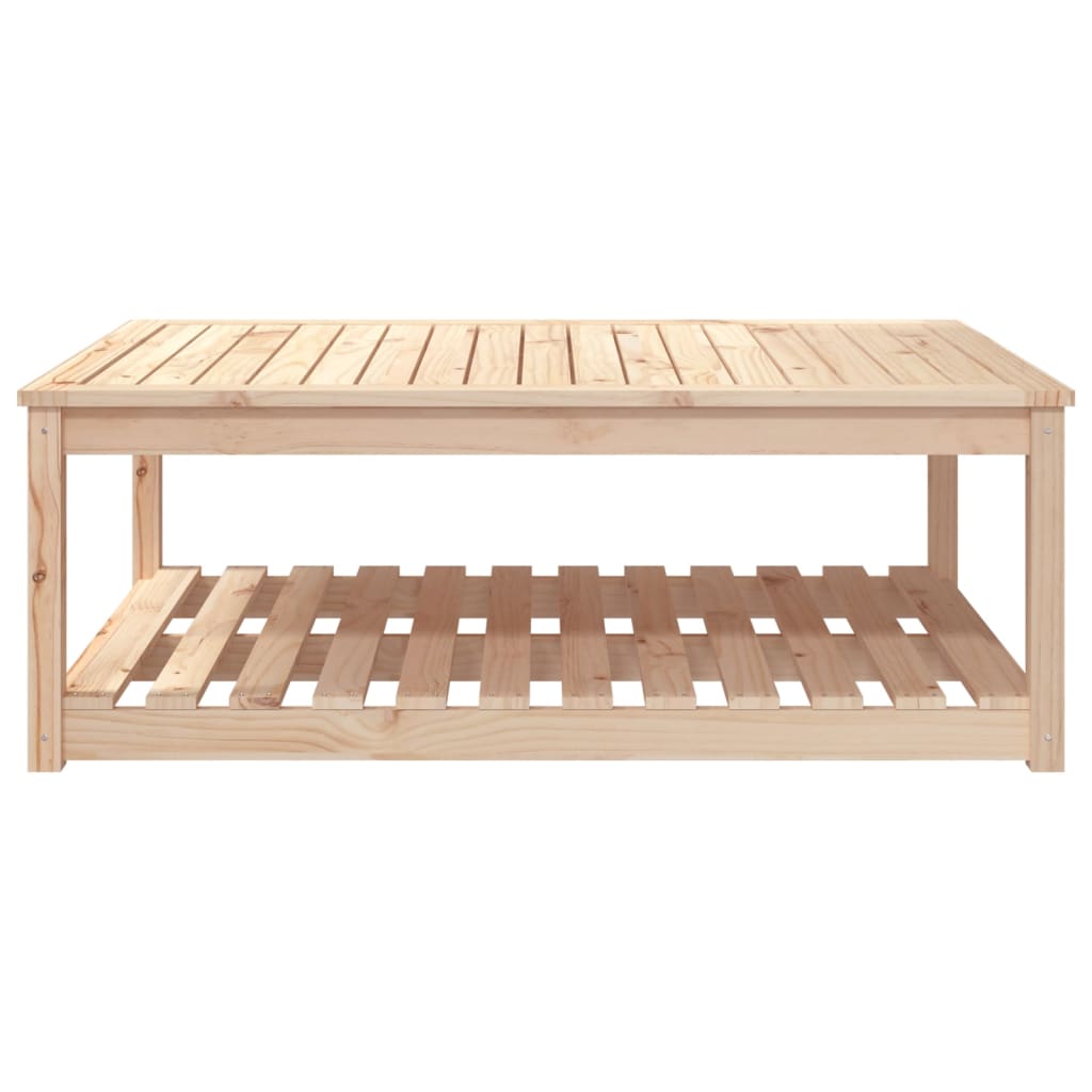 vidaXL Garden Table 121x82,5x45 cm Solid Wood Pine
