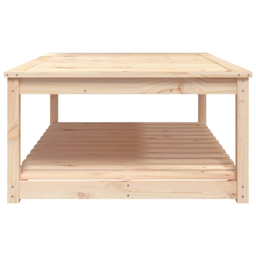 vidaXL Garden Table 121x82,5x45 cm Solid Wood Pine