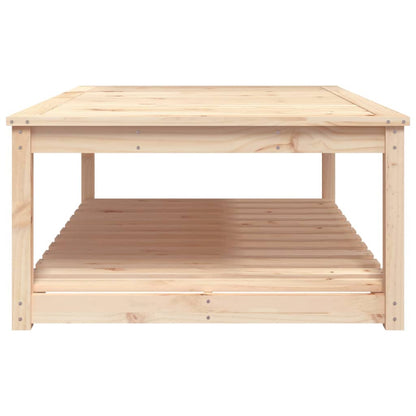 vidaXL Garden Table 121x82,5x45 cm Solid Wood Pine