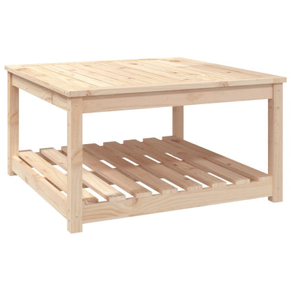 vidaXL Garden Table 82,5x82,5x45 cm Solid Wood Pine
