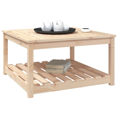 vidaXL Garden Table 82,5x82,5x45 cm Solid Wood Pine