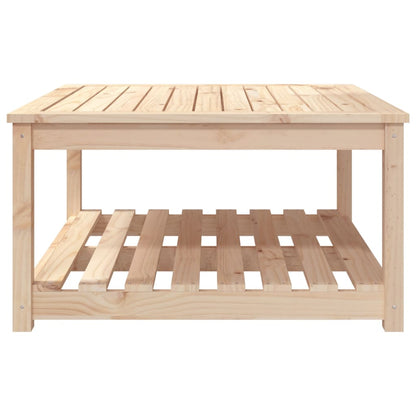 vidaXL Garden Table 82,5x82,5x45 cm Solid Wood Pine