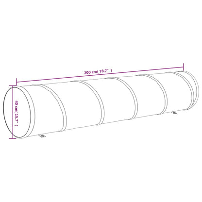 vidaXL Dog Tunnel Blue Ø 40x200 cm Polyester