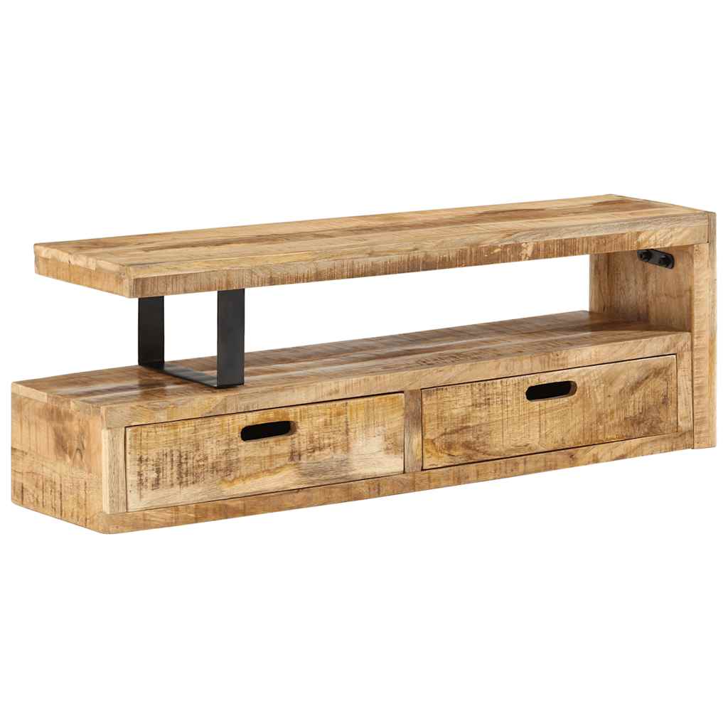 vidaXL TV Stand (118-200)x30x40 cm Solid Wood Mango