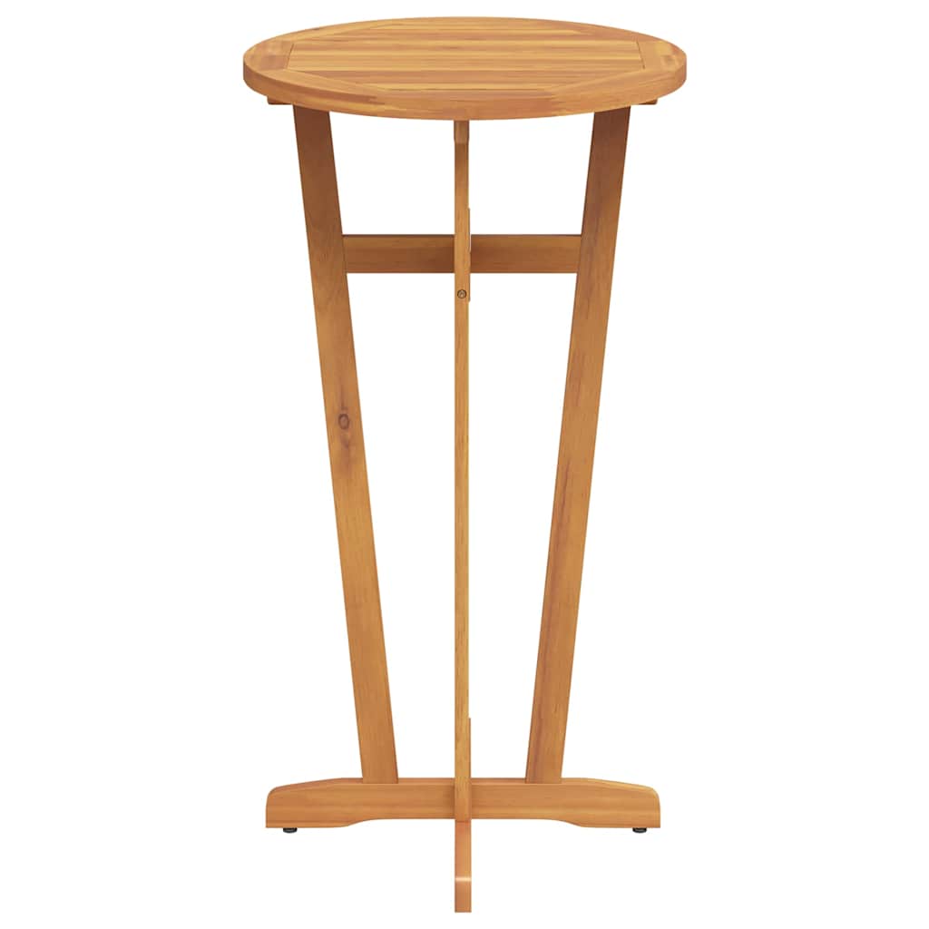 vidaXL Garden Bar Table Ø60x105 cm Solid Wood Acacia