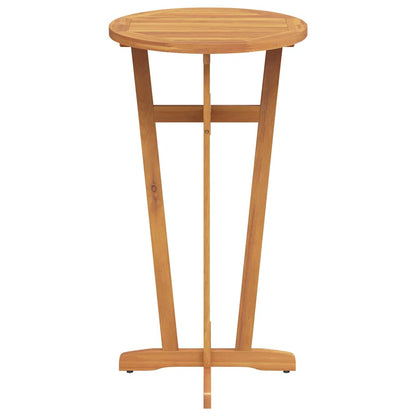 vidaXL Garden Bar Table Ø60x105 cm Solid Wood Acacia