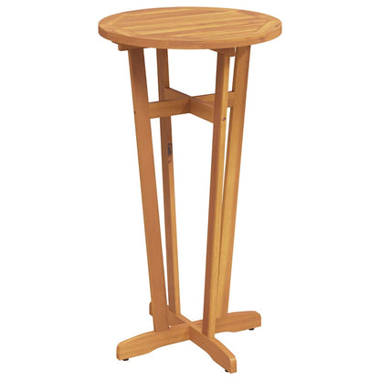 vidaXL Garden Bar Table Ø60x105 cm Solid Wood Acacia