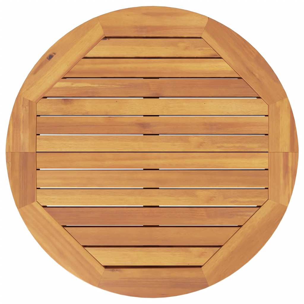 vidaXL Garden Bar Table Ø60x105 cm Solid Wood Acacia