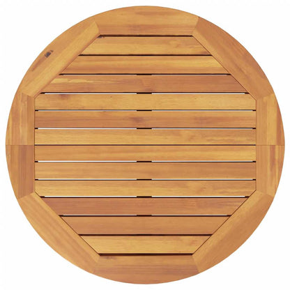 vidaXL Garden Bar Table Ø60x105 cm Solid Wood Acacia