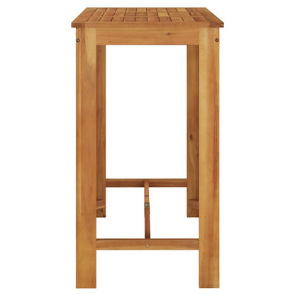 vidaXL Garden Bar Table 120x60x105 cm Solid Wood Acacia