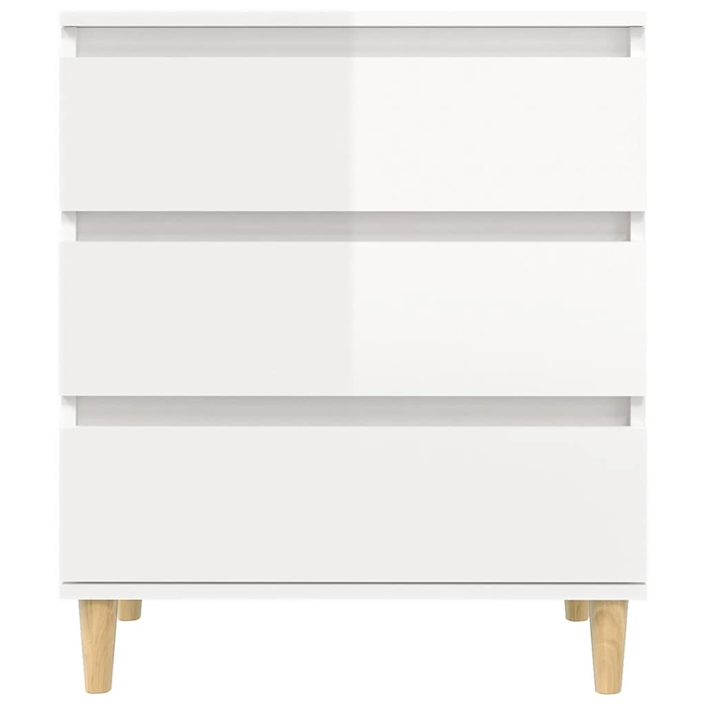 vidaXL Sideboard High Gloss White 60x35x70 cm Engineered Wood