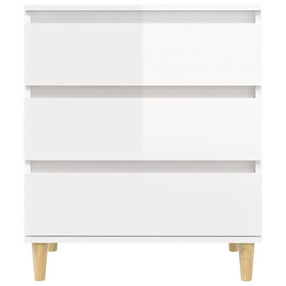 vidaXL Sideboard High Gloss White 60x35x70 cm Engineered Wood