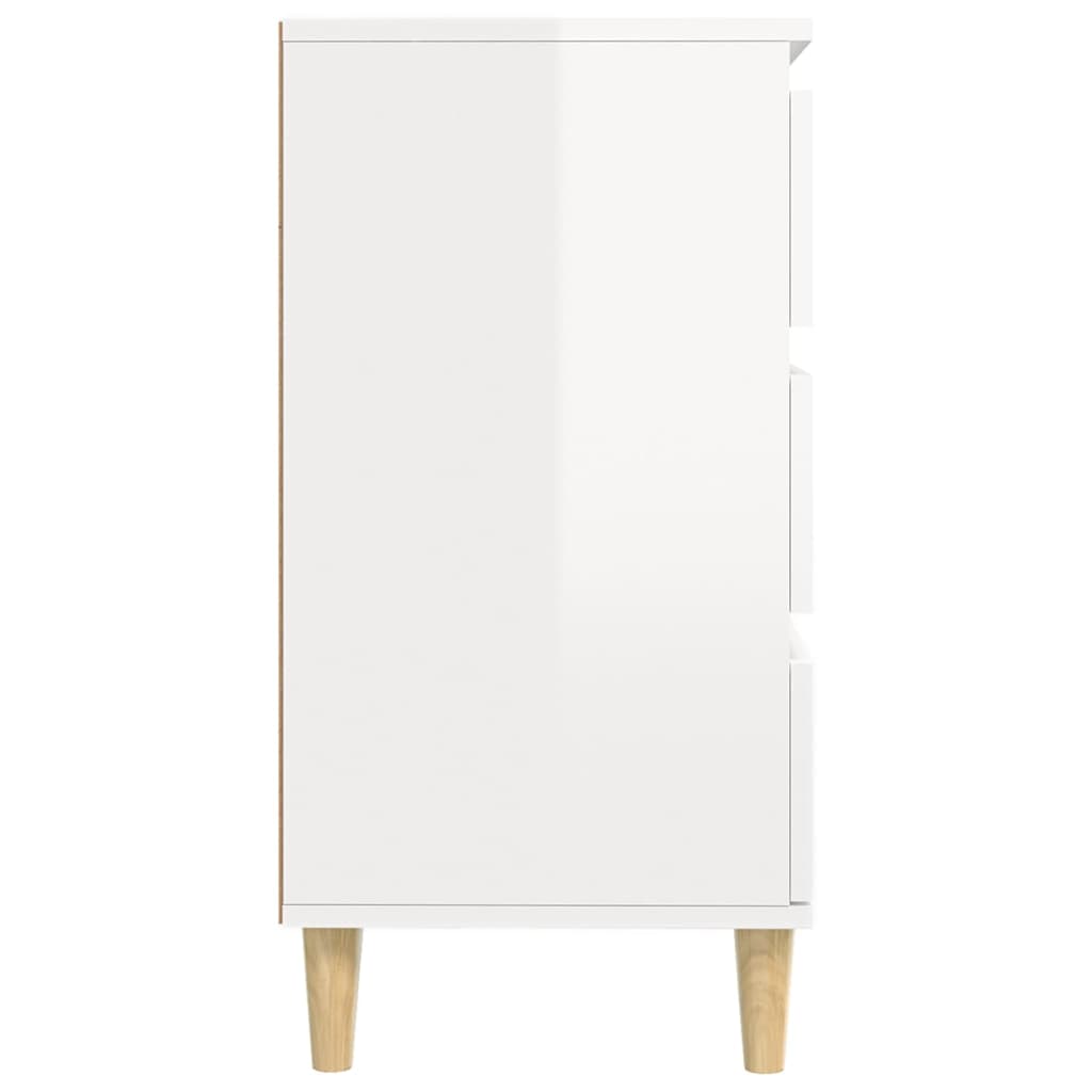 vidaXL Sideboard High Gloss White 60x35x70 cm Engineered Wood
