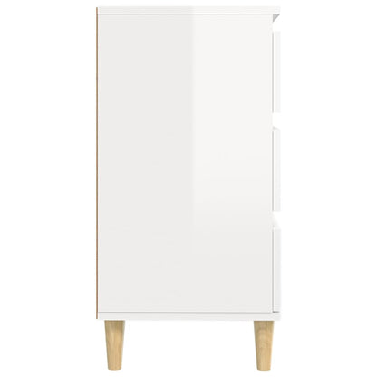 vidaXL Sideboard High Gloss White 60x35x70 cm Engineered Wood
