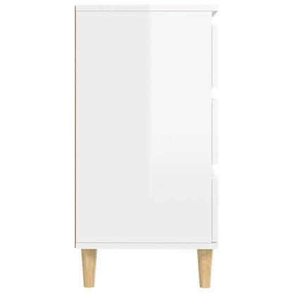 vidaXL Sideboard High Gloss White 60x35x70 cm Engineered Wood