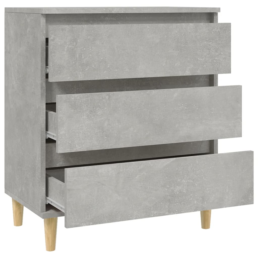 vidaXL Sideboard Concrete Grey 60x35x70 cm Engineered Wood