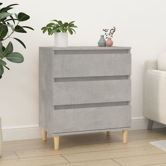 vidaXL Sideboard Concrete Grey 60x35x70 cm Engineered Wood