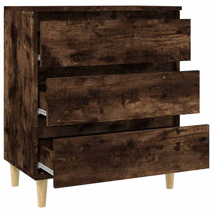 vidaXL Sideboard Smoked Oak 60x35x70 cm Engineered Wood