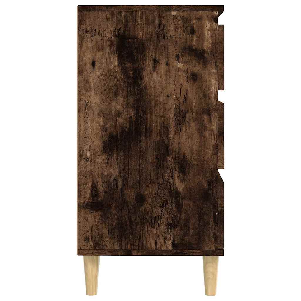 vidaXL Sideboard Smoked Oak 60x35x70 cm Engineered Wood