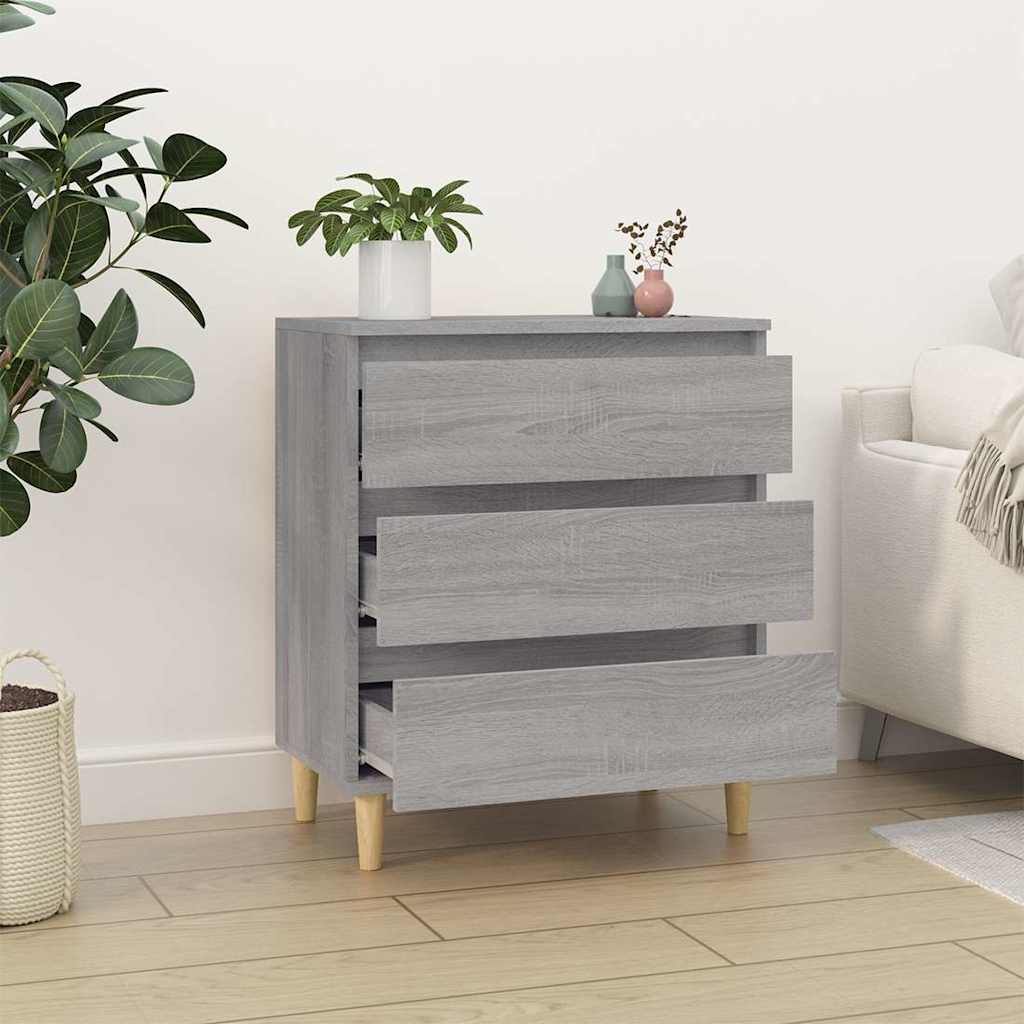 vidaXL Sideboard Grey Sonoma 60x35x70 cm Engineered Wood