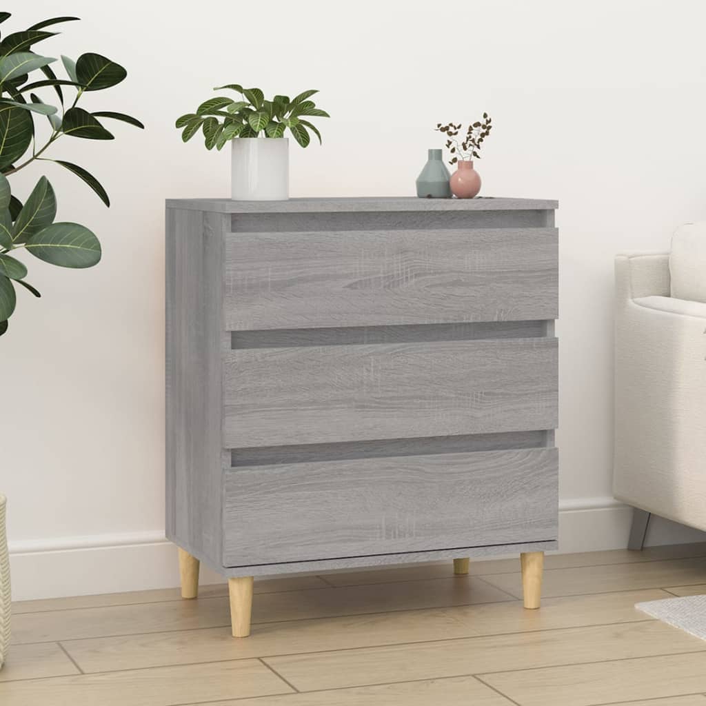vidaXL Sideboard Grey Sonoma 60x35x70 cm Engineered Wood