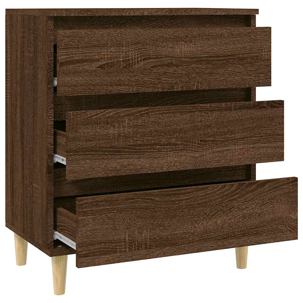 vidaXL Sideboard Brown Oak 60x35x70 cm Engineered Wood