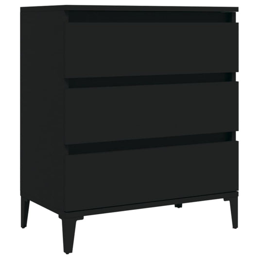 vidaXL Sideboard | Black | Engineered wood | Medium | Sideboard | Rectangular