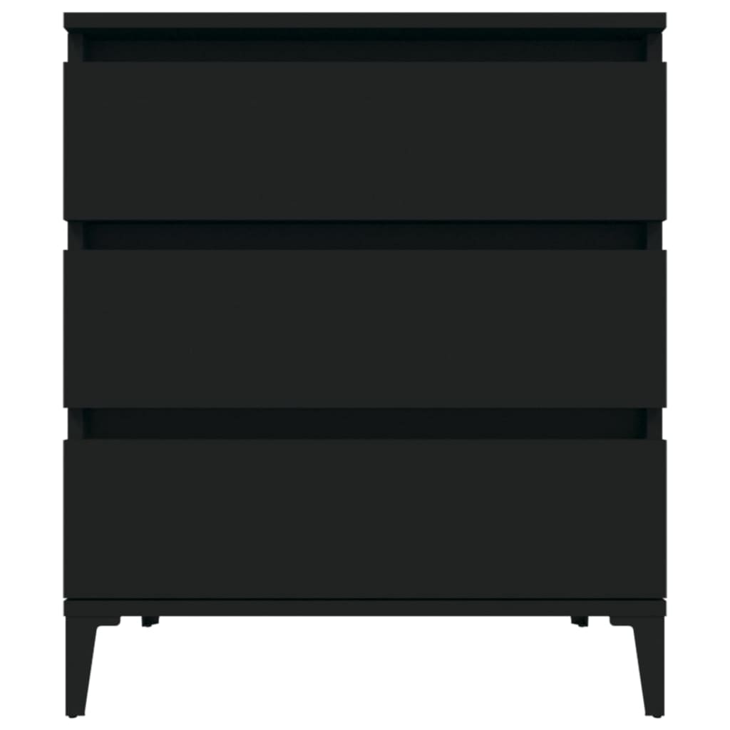 vidaXL Sideboard | Black | Engineered wood | Medium | Sideboard | Rectangular