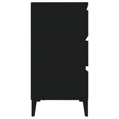 vidaXL Sideboard | Black | Engineered wood | Medium | Sideboard | Rectangular