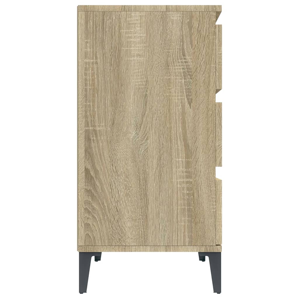 vidaXL Sideboard Sonoma Oak 60x35x70 cm Engineered Wood