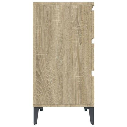 vidaXL Sideboard Sonoma Oak 60x35x70 cm Engineered Wood