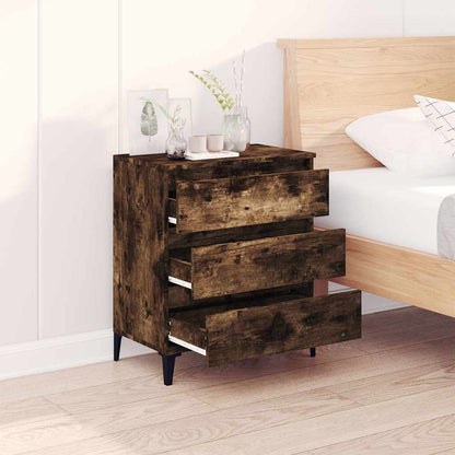 vidaXL Sideboard Smoked Oak 60x35x70 cm Engineered Wood