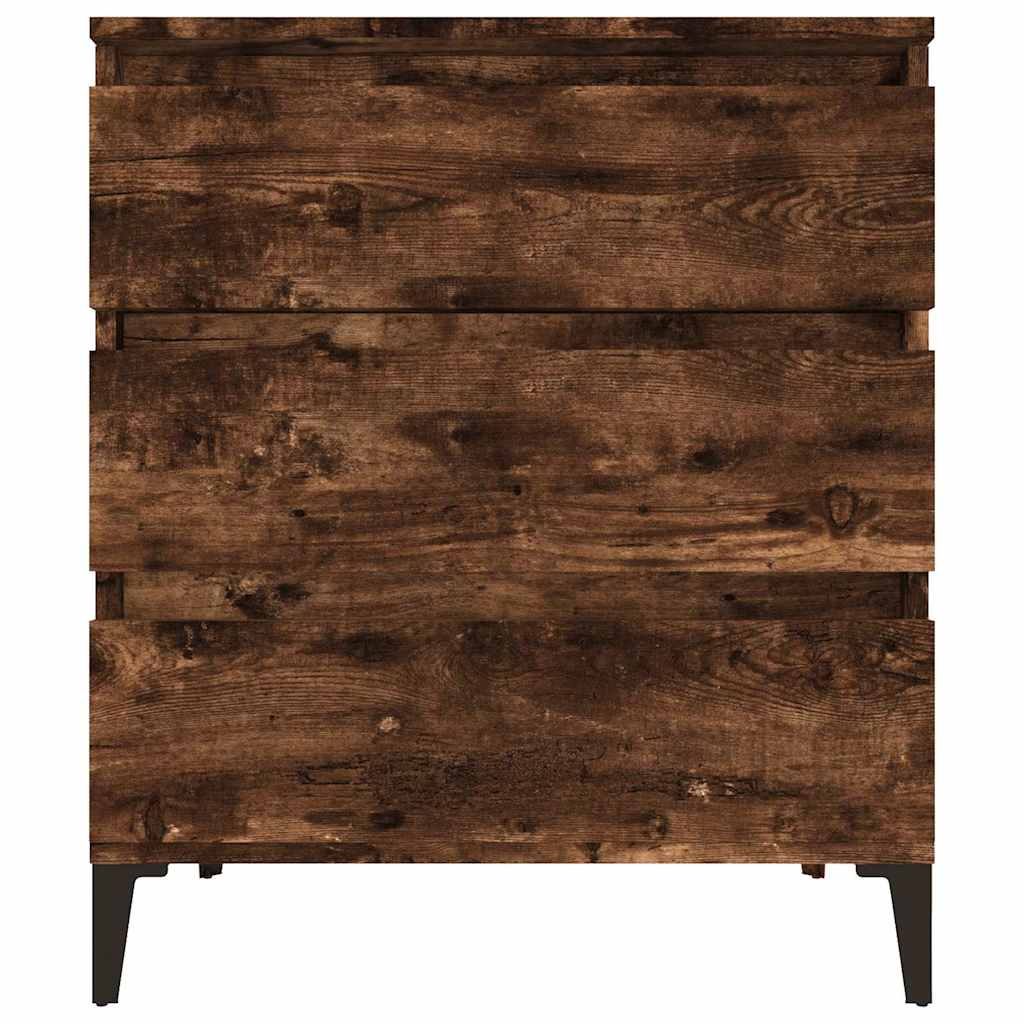 vidaXL Sideboard Smoked Oak 60x35x70 cm Engineered Wood