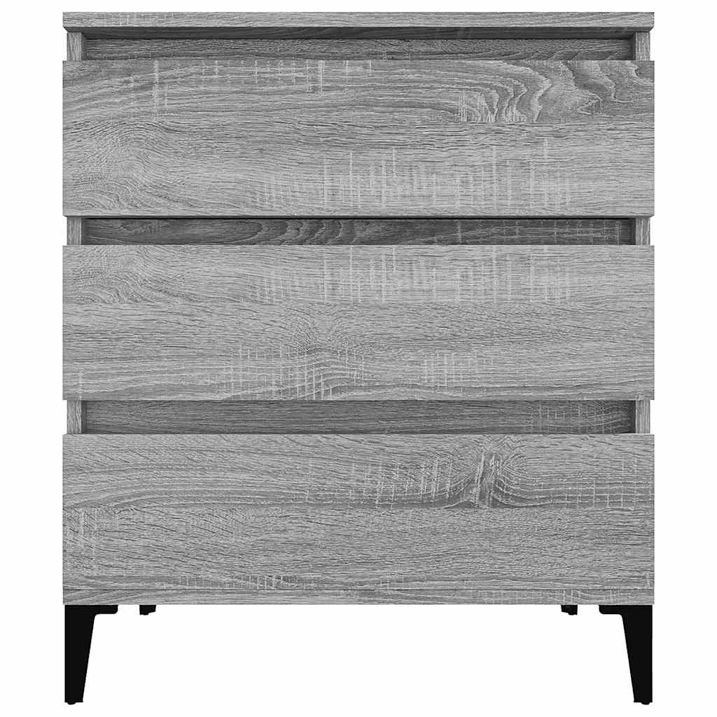 vidaXL Sideboard Grey Sonoma 60x35x70 cm Engineered Wood