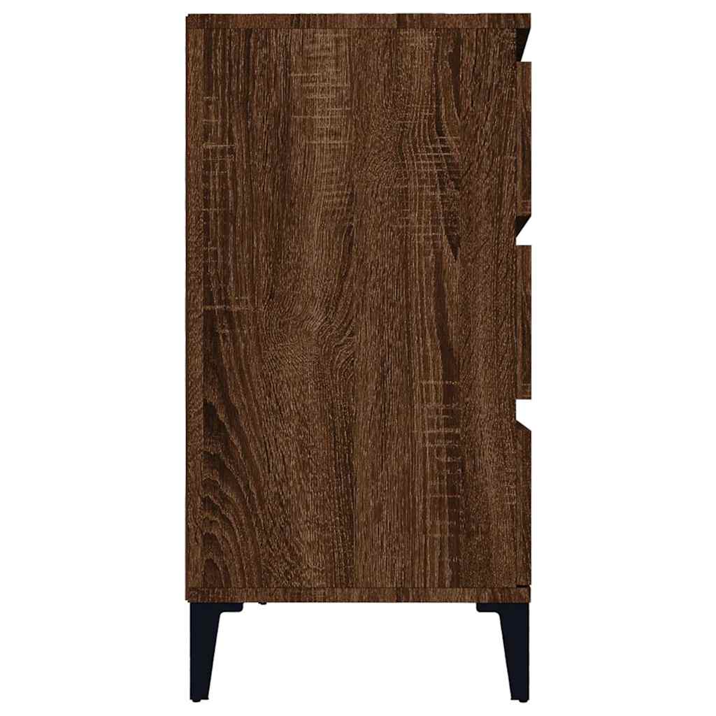 vidaXL Sideboard Brown Oak 60x35x70 cm Engineered Wood