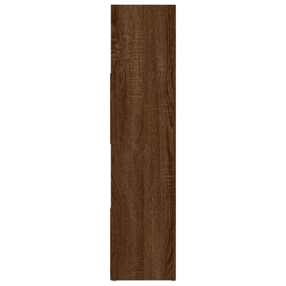 vidaXL Book Cabinet/Room Divider Brown Oak 105x24x102 cm