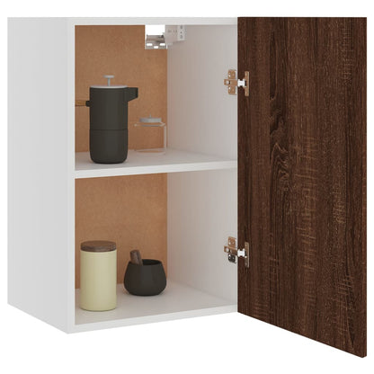 vidaXL Hanging Cabinet Lyon Brown Oak 39.5x31x60 cm Engineered Wood